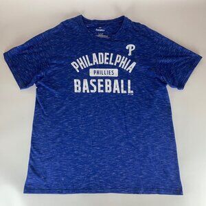 Philadelphia Phillies MLB Blue Fanatics Short Sleeve Crewneck Shirt Mens XL